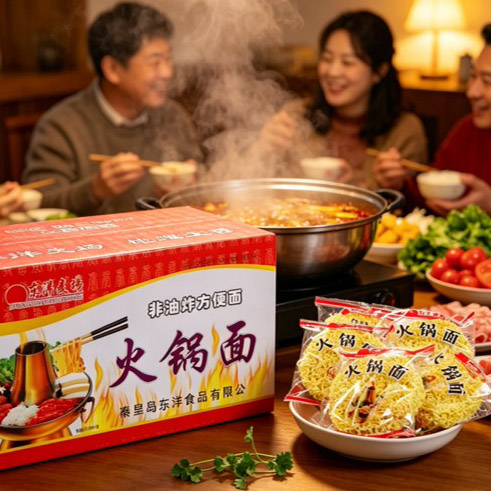 40g Instant Hot Pot Nudlar Enstaka portionsförpackning